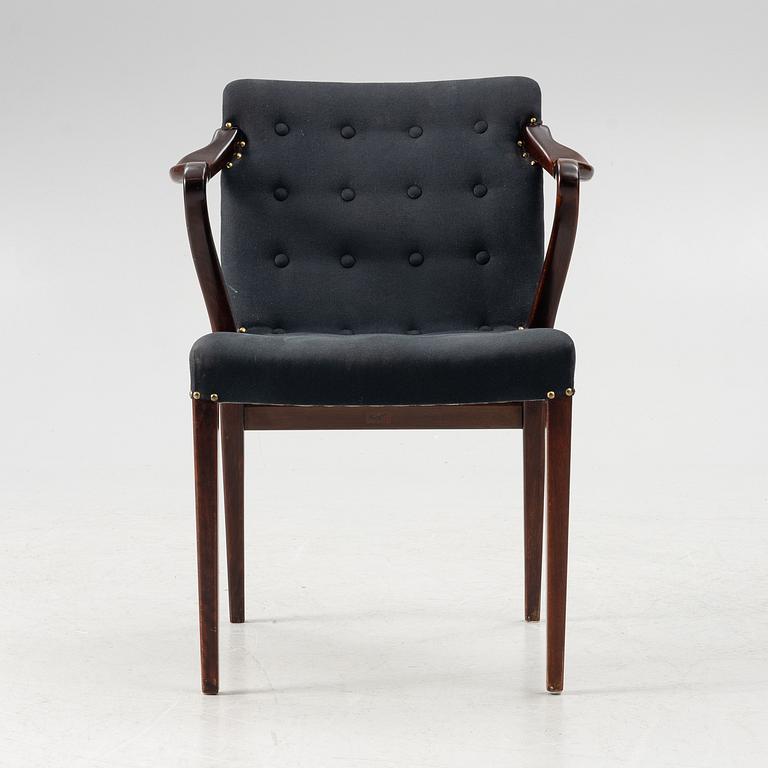 Axel Larsson, a model 1208 armchair, Svenska Möbelfabrikerna Bodafors.