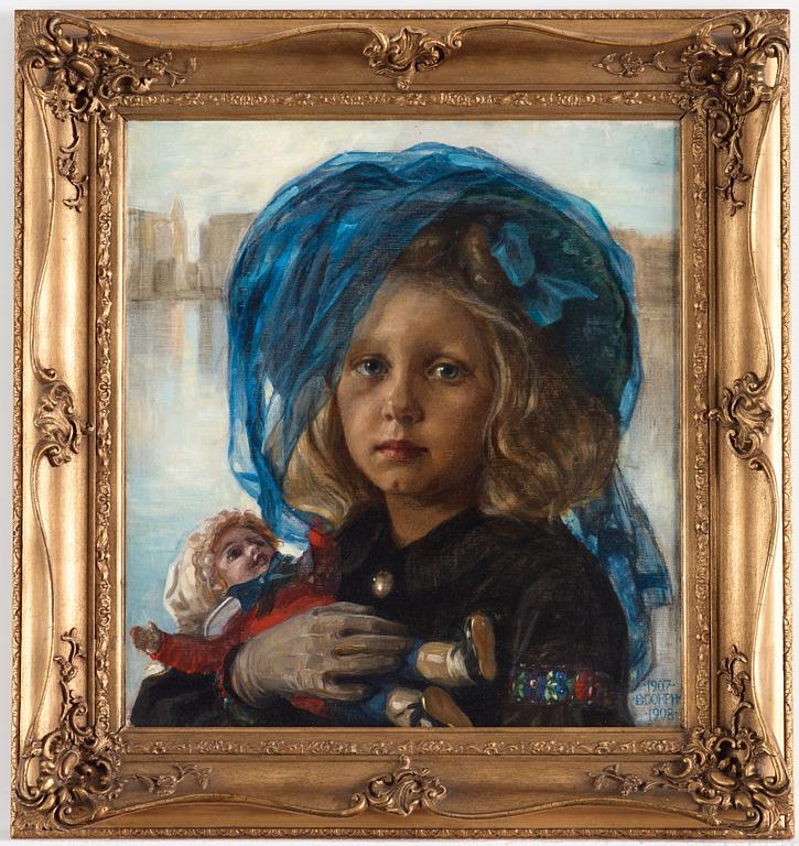 Berta Dorph, Girl with a doll.