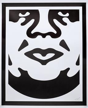SHEPARD "OBEY" FAIREY, 3 st, grafiska blad, signerade och daterade -14.