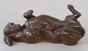 SKULPTUR, metall, 1900-tal.