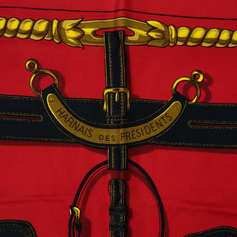 Hermès, scarf, "Harnais des Presidents".