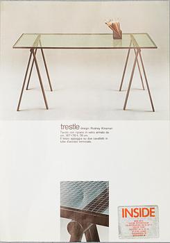 RODNEY KINSMAN, skrivbord, "Trestle", Bieffeplast, Padova, Italien, omkring 1990.