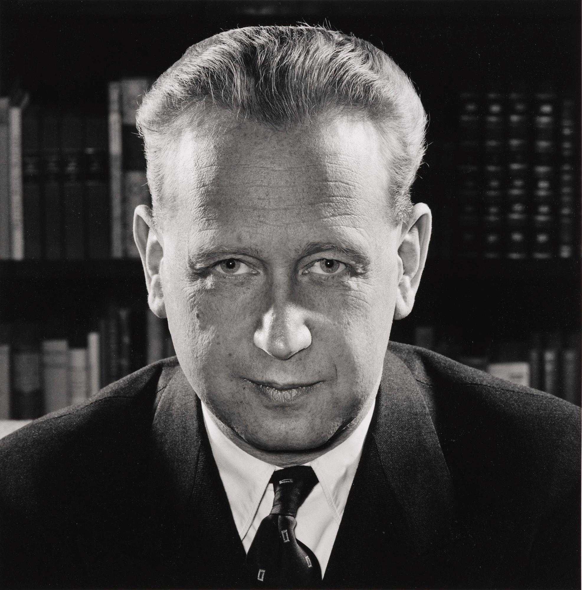 Lennart Nilsson, "Dag Hammarskjöld", 1953.