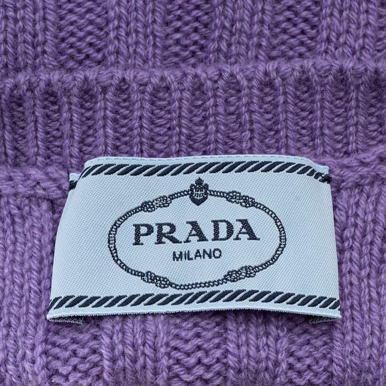 Prada, a cashmere pullover, size 36.