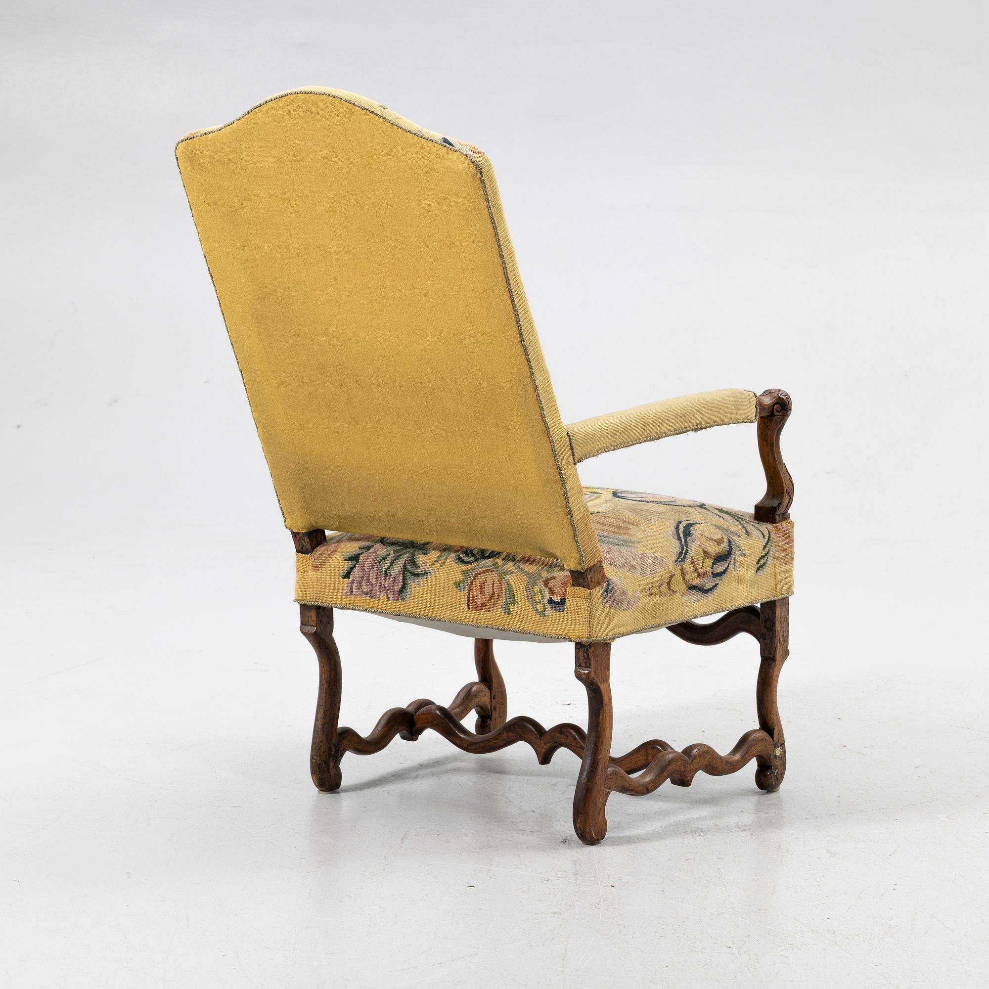 Karmstol, barockstil, Frankrike, 1800-tal.