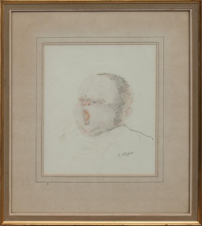 ROBERT HÖGFELDT, 2 st, blandteknik, signerade.