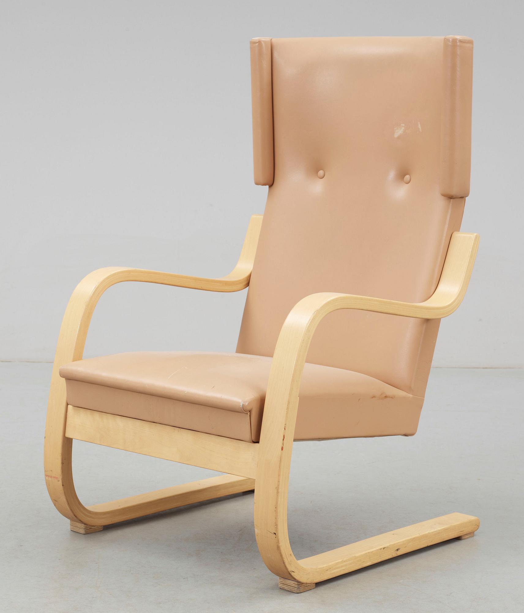 FÅTÖLJ, "Modell 401". Alvar Aalto, Artek, Finland.