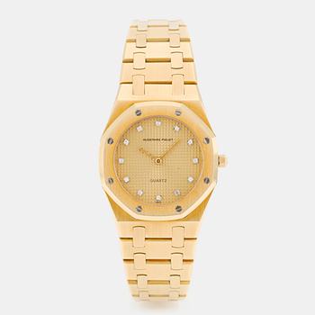 1021. Audemars Piguet, Royal Oak, "No. 1", "Diamond Dial", ca 1980.