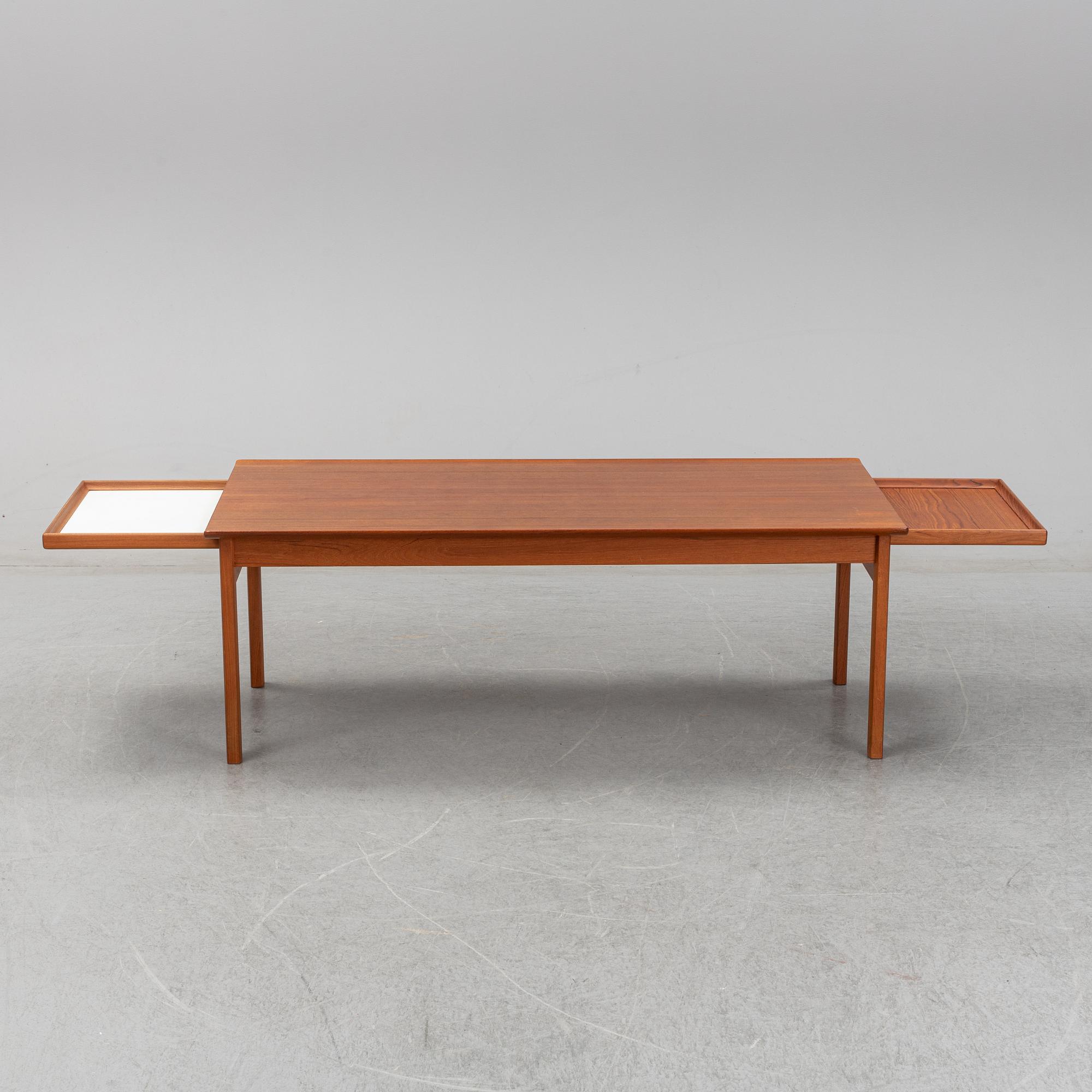 A teak coffee table by Tove & Edvard Kindt-Larsen, Seffle, 1960's.