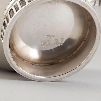 Two silver bowls, one of which Atelier Borgila, Stockholm, 1966.