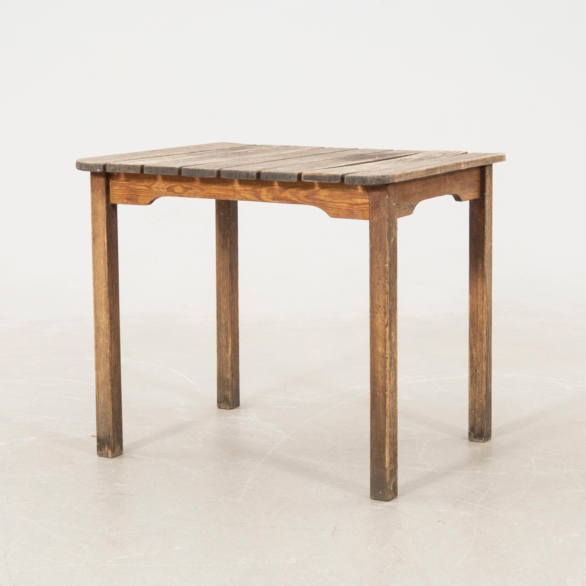 Carl Malmsten, trädgårdsmöbel 3 dlr "Bergshamra" Ingelsta-verken Södertälje 1900-talets senare del.