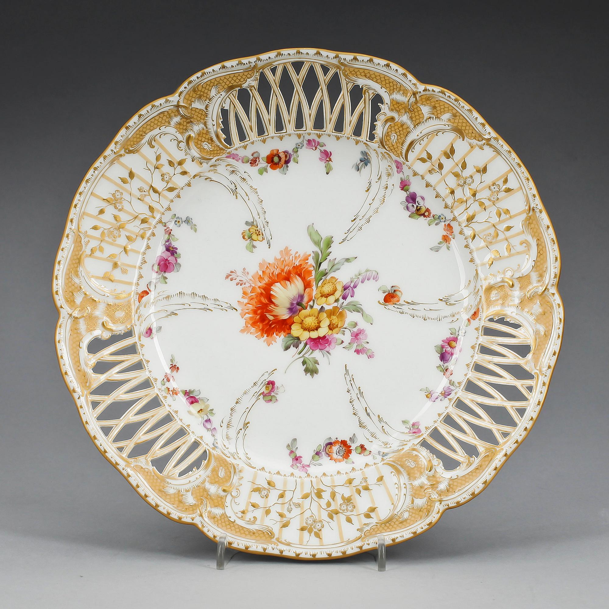 TALLRIK, porslin. Berlin, KPM, 1900-tal.