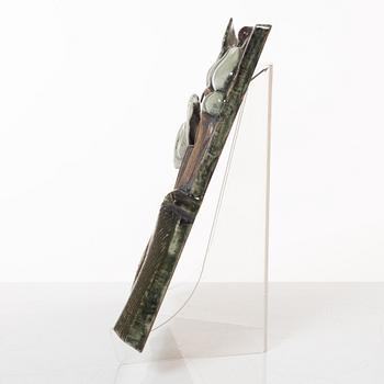 Lisa Larson, a 'Flora' wall plaque, Gustavsberg.