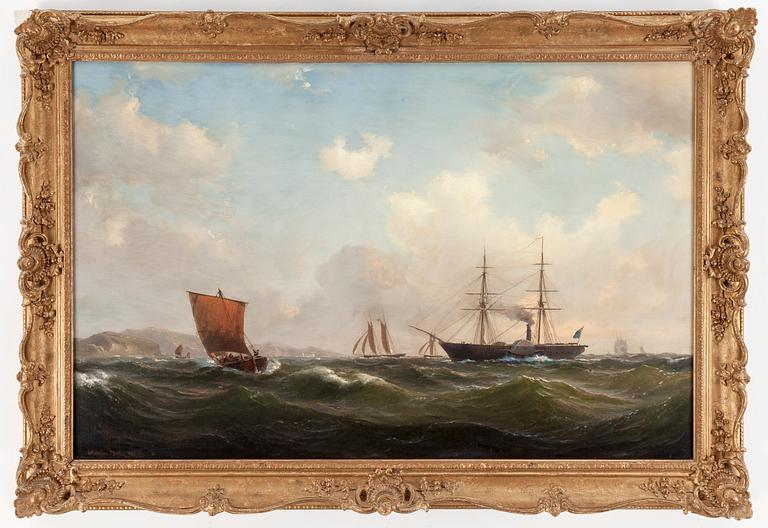 Wilhelm Melbye, Ships at sea.