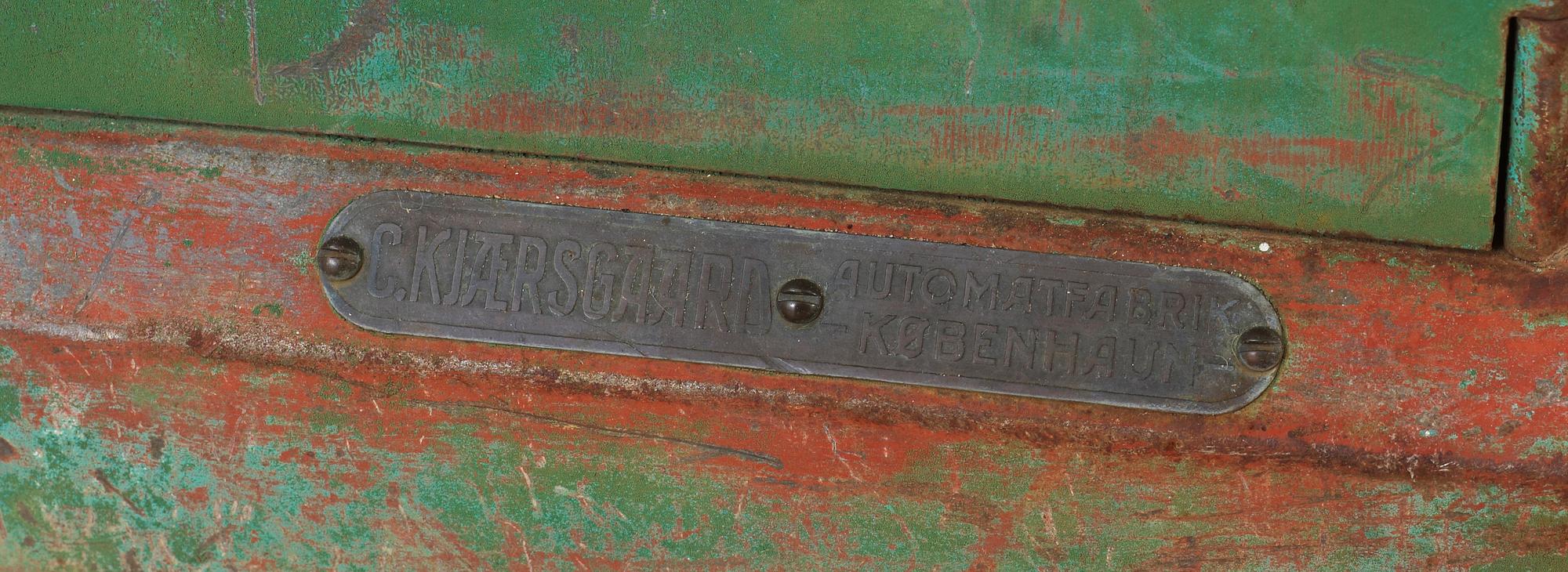 VARUAUTOMAT, 1930-tal.