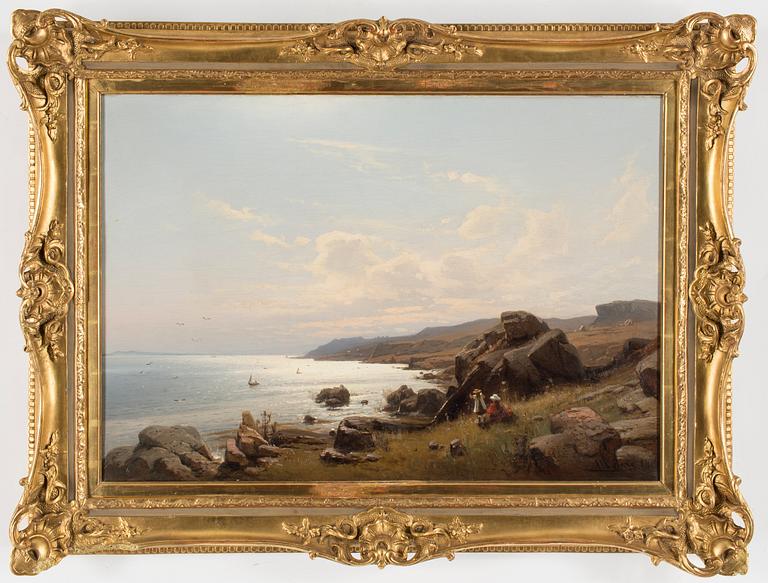 ALBERT BERG, oil on canvas, signed and dated 84.