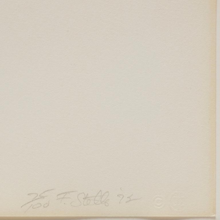 Frank Stella, "Kay Bearman" ur "Purple Series".