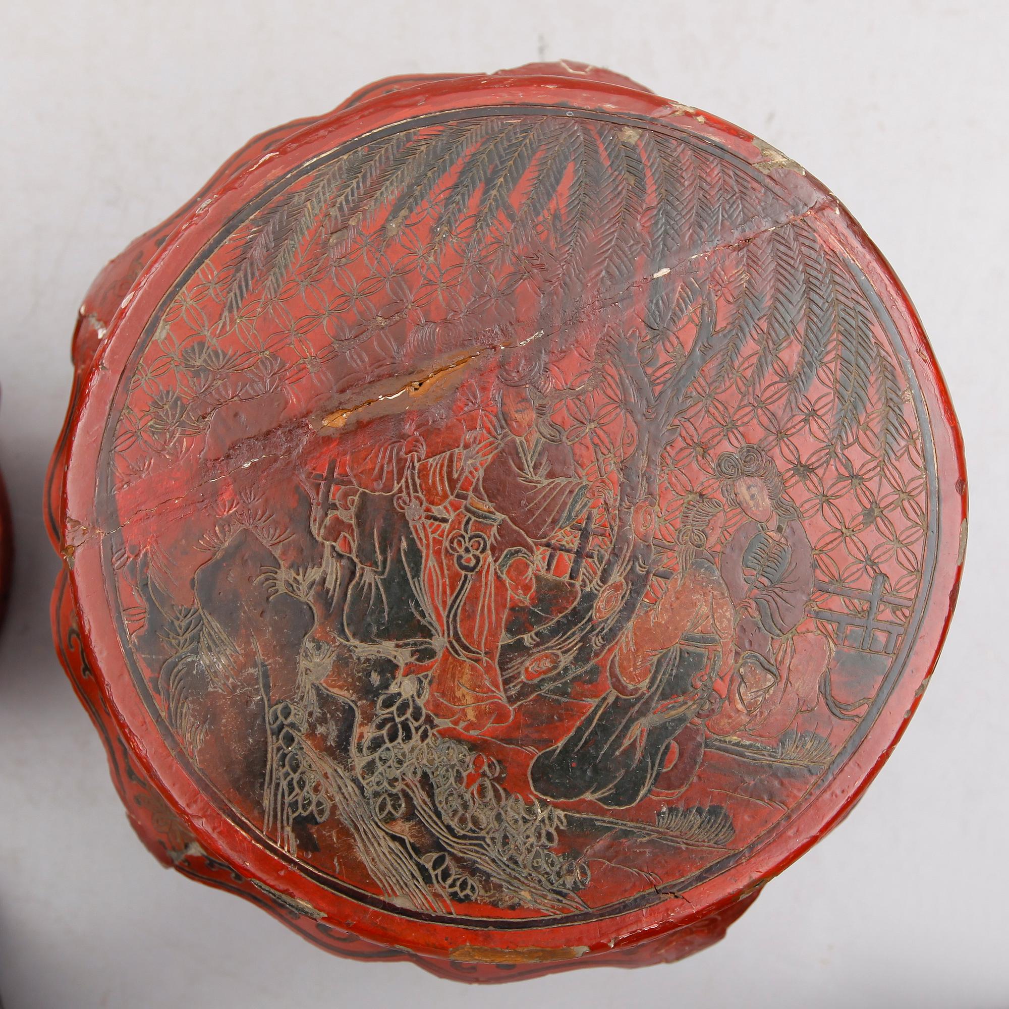 PIEDESTALER, 1 par, ostindiska, 1800-/1900-tal.