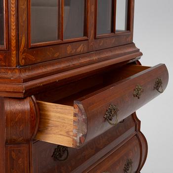 Display cabinet, Holland, Louis XV style, circa 1900.