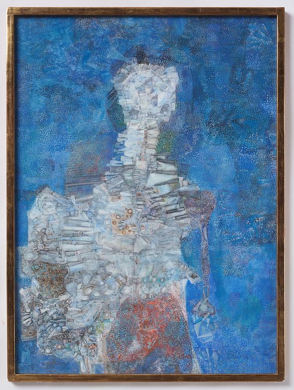 Henri Sert, Figure against blue.