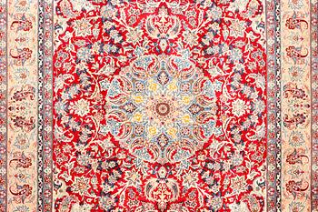 A Najafabad carpet, c. 360 x 252 cm.