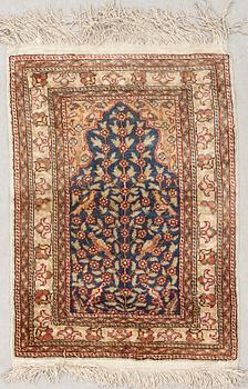 MATTA, Turkiet, silke, figural, 1900-talets slut, ca 54 x 40 cm.