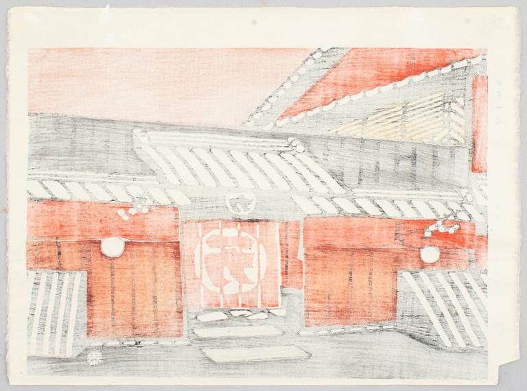 Taizo Minagawa, 'Ichiriki Tea House' and 'House of Potter in Kyoto', 1964.