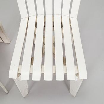 Alvar & Aino Aalto, Tuoleja, 4 kpl, Aurinko-sarja. 1960/70-luku.