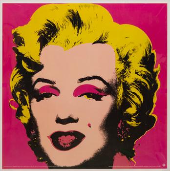 ANDY WARHOL, efter, serigrafi, utställningsaffisch, utgiven av Andy Warhol Foundation, 1993.