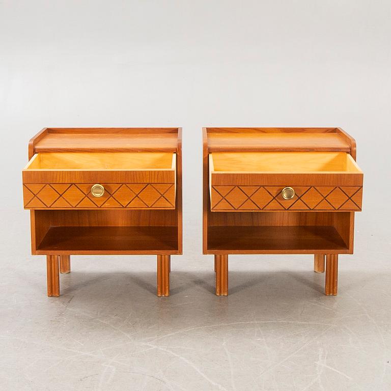 Bedside table, a couple, 1940s-50s.