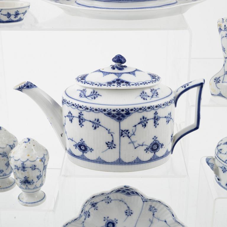 Royal Copenhagen, An 87-piece 'Musselmalet' porcelain service, Denmark.