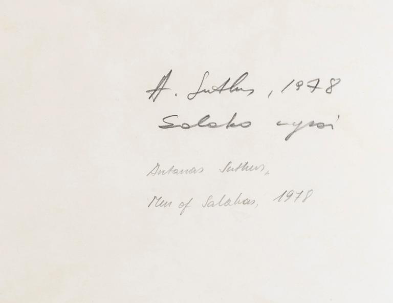 Antanas Sutkus, "Man of Salakas", 1978.