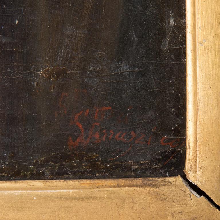 STANISLAO FERRAZZI, copy after, oil on canvas, with inscription S. Ferrazzi Cop.