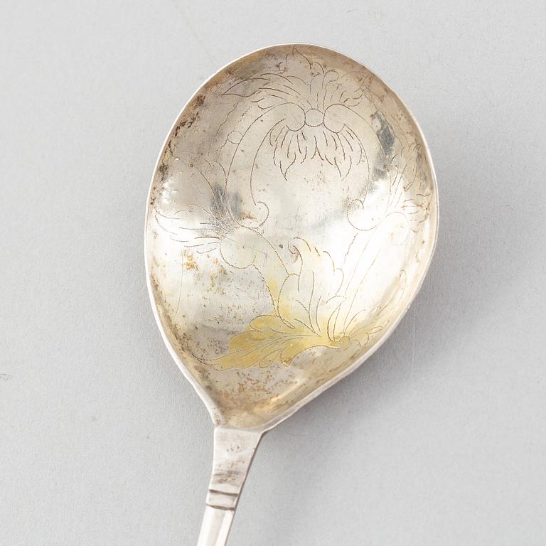 Supsked, silver, Skandinavien 1700-tal.