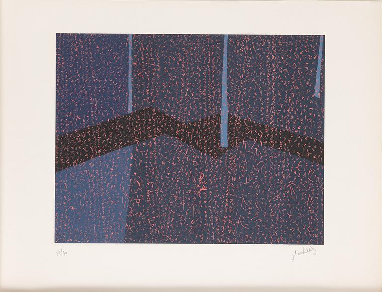 Folder with graphic prints by various artists "Les Hypergraphies".