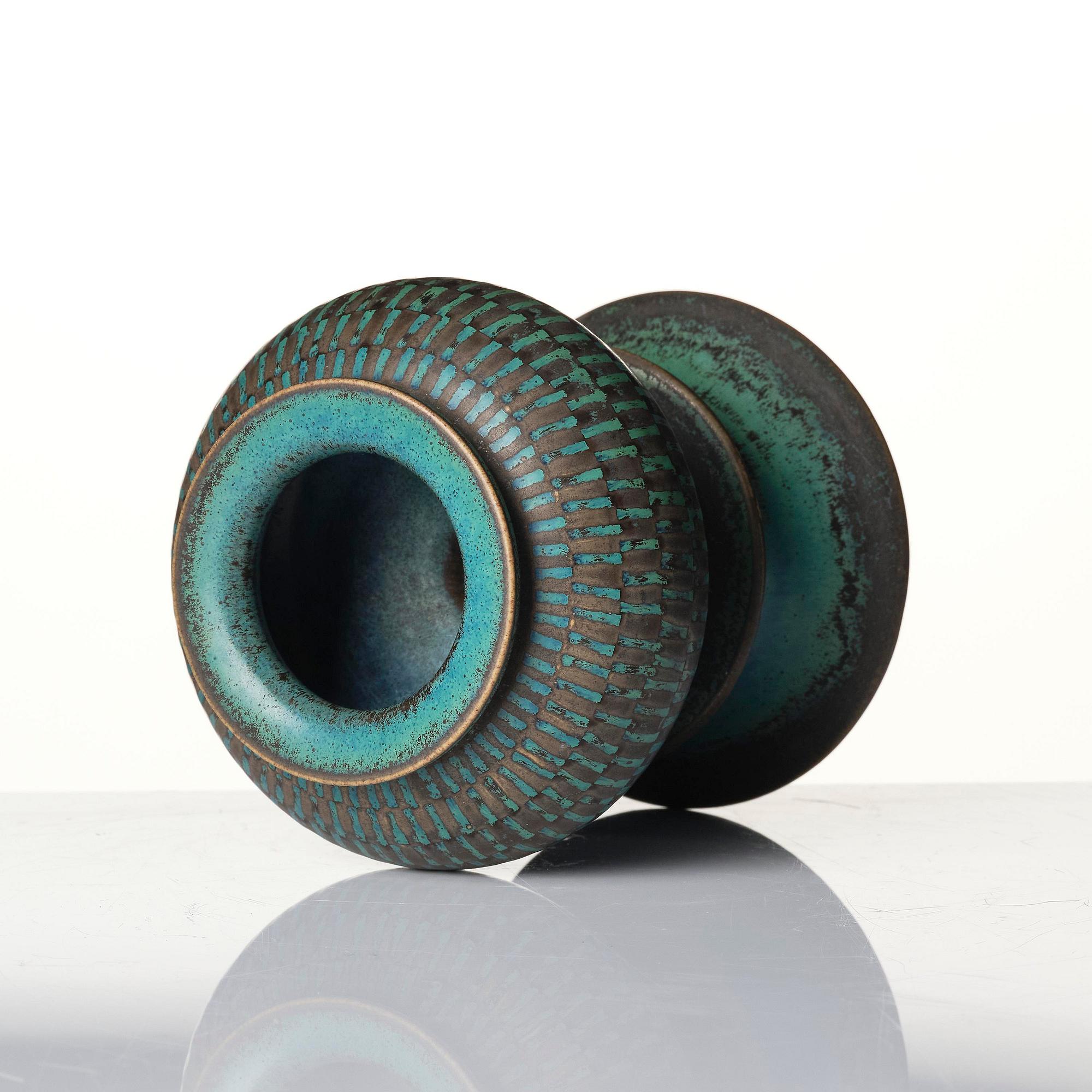 Stig Lindberg, vas, stengods, Gustavsbergs Studio 1962.