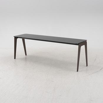 A 'Kirk' glass table by Rodolfo Dordoni for Minotti. 21st Century.