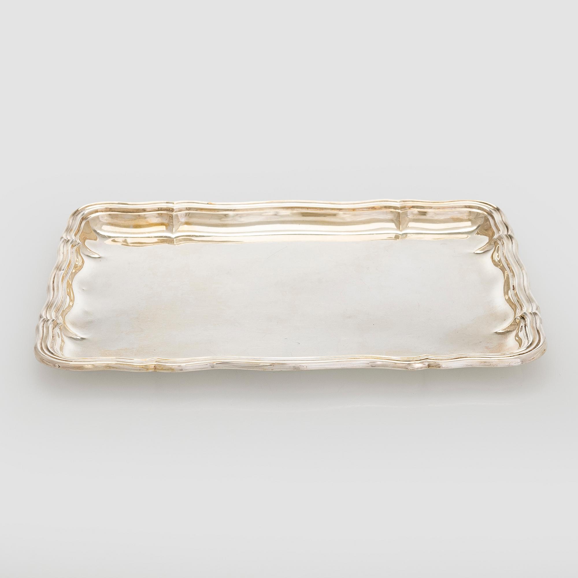 Bricka, silver, Tjeckoslovakien 1929-1941.