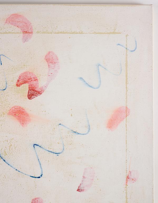 Magni Borgehed, signed and date 2013 verso. Mixed media on canvas.