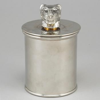 ANNA PETRUS, a 'Panter' pewter box, 2010.