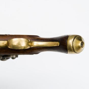 A replica flintlock pistol marked Tower Japan, second half of 20th Century.