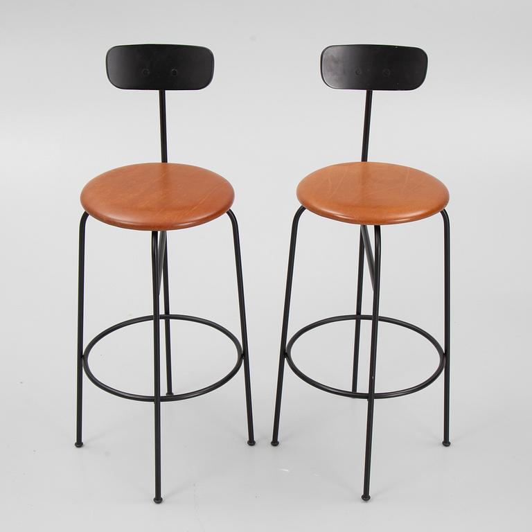 Afteroom, bar stools, a pair, "Counter Chair" Audo, Denmark.