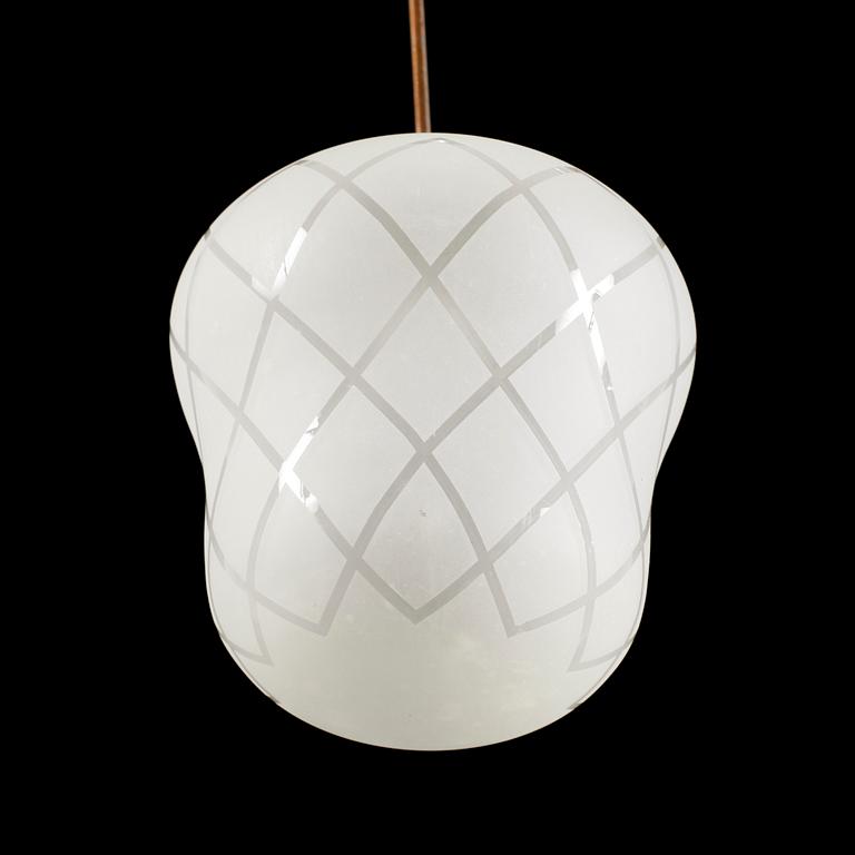 TAKLAMPA, 1900-talets mitt. Höjd ca 65 cm.