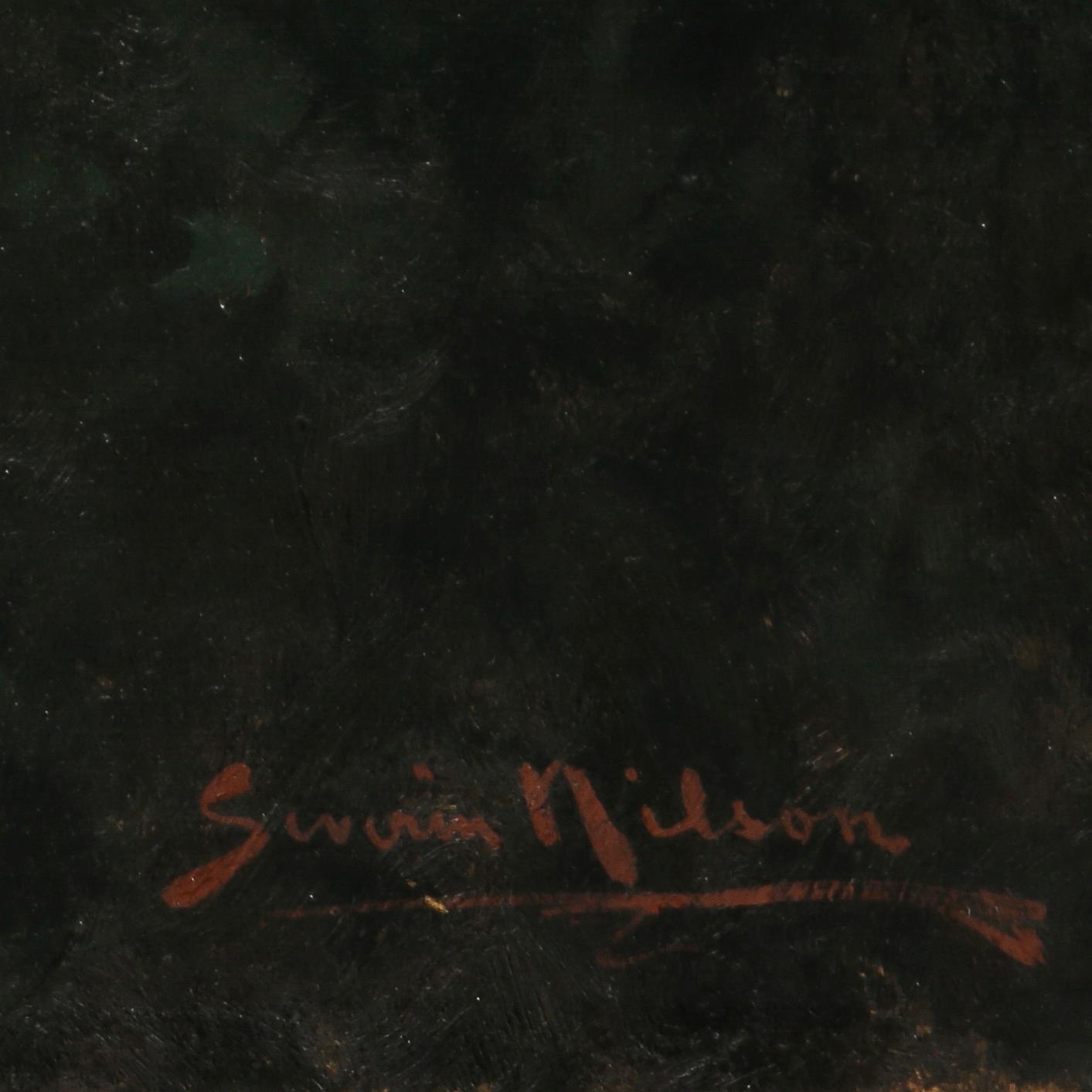 SEVERIN NILSSON, olja på duk, signerad.