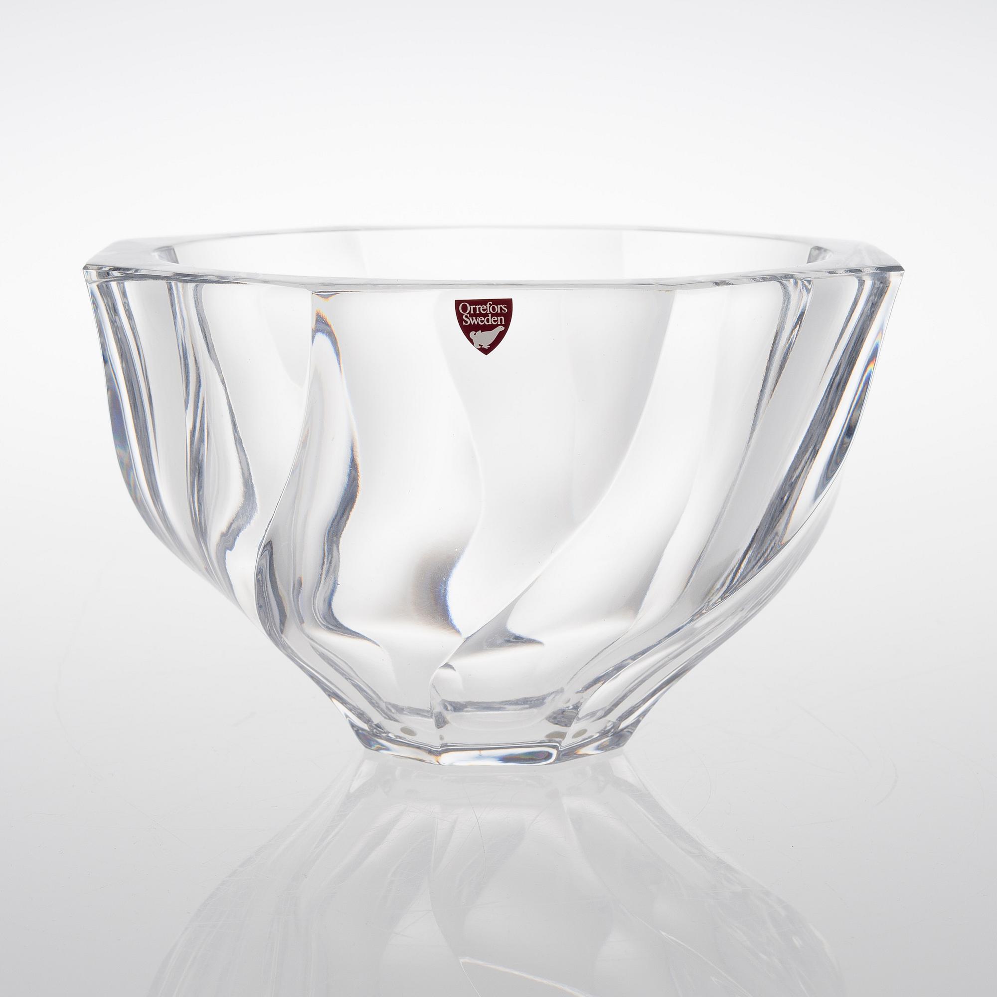 OLLE ALBERIUS, SKÅL, GLAS, "Residence", signerad Orrefors OA 4570-13.