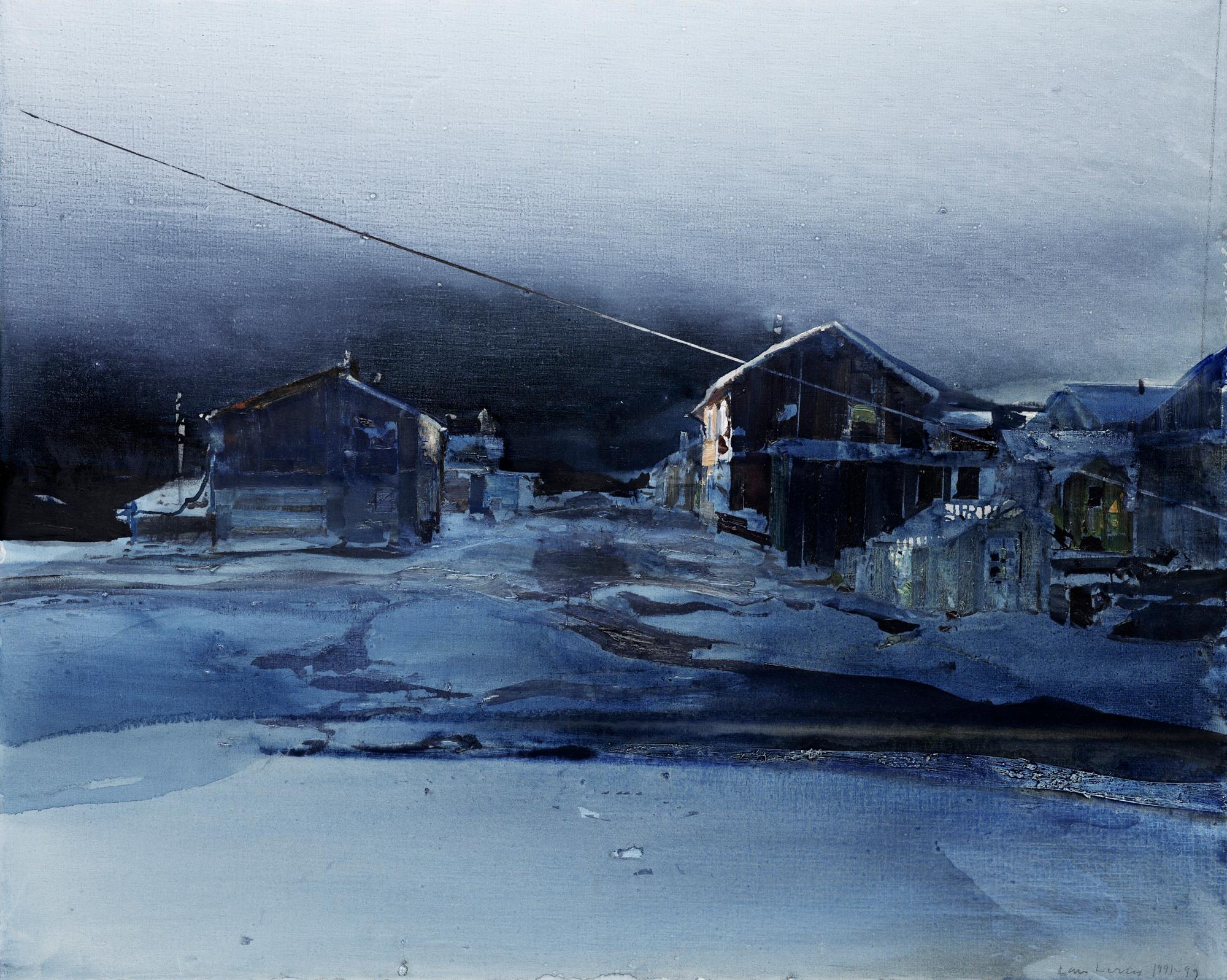 Lars Lerin, "Mörkertid".
