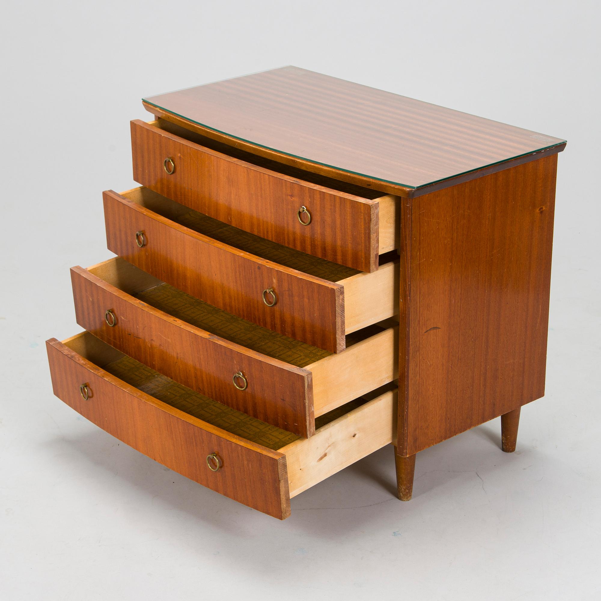 Byrå, tillverkare Lahden Puutyö, 1900-talets mitt.