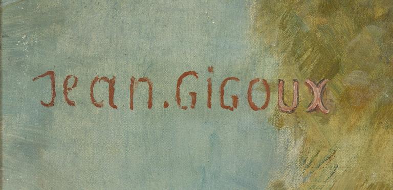 Jean-François Gigoux, oil on canvas, signed.