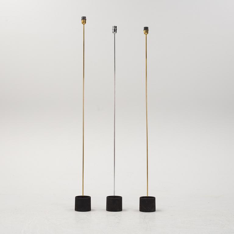 Gigi & Pepe Tanzi, three Italian floor lights, Dalca, 1970's.