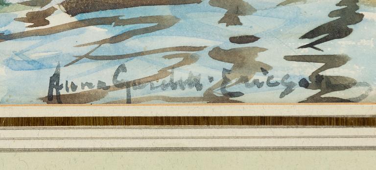 Anna Gardell-Ericson, Harbour scene.